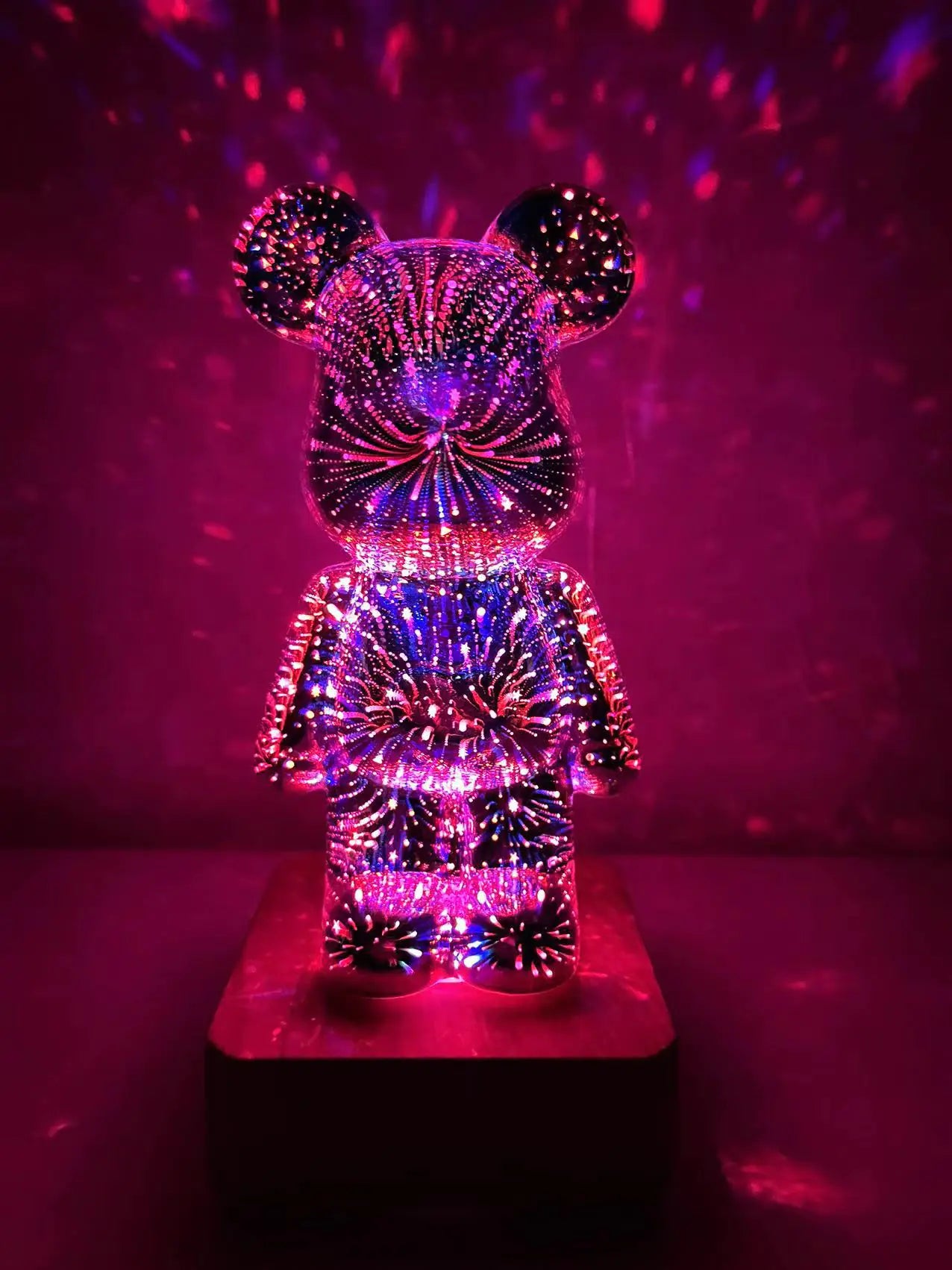 Sweet Dreams! Gummy Bear Night Light LED Firework Lamp