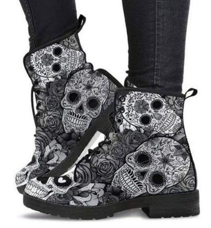 AmoorFemme Printed High-Top Boots