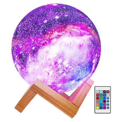 Magical Galaxy in Your Room! 3D Crystal Ball Night Light.