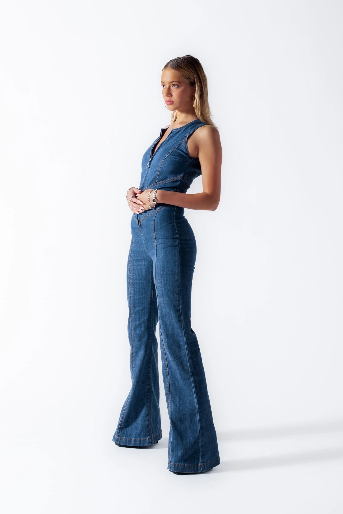 AmoorFemme Backless Heart Jumpsuit