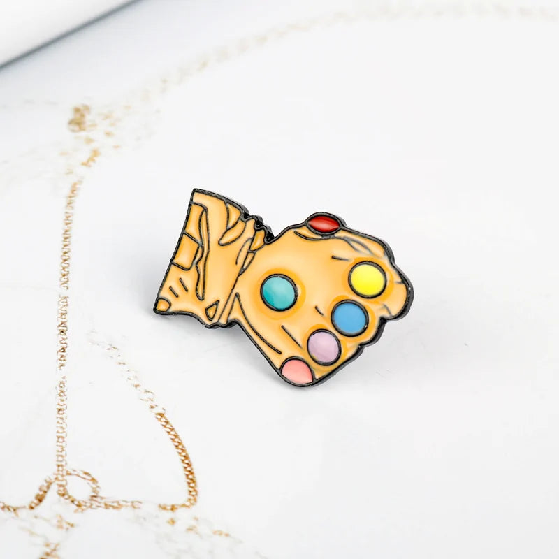 AmoorCity The Infinity Gauntlet Enamel Pin Badge