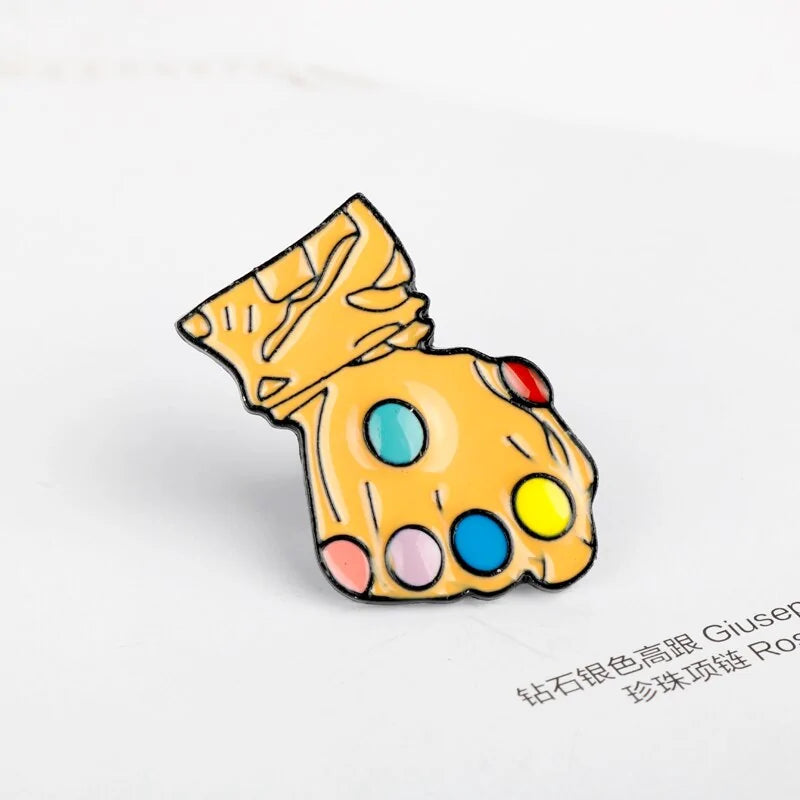 AmoorCity The Infinity Gauntlet Enamel Pin Badge