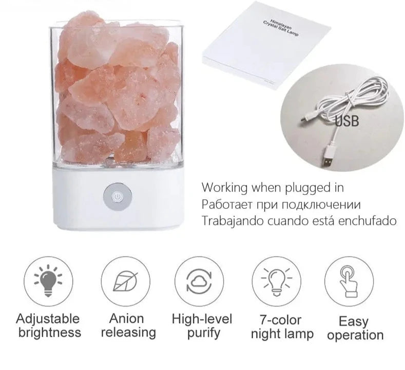 Himalayan Salt Lamp: Natural Air Purifier AmoorStone