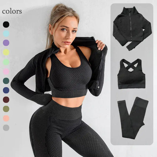 AmoorFemme Seamless Yoga Suits