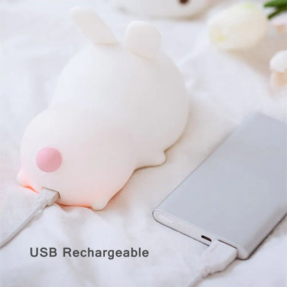 Kids Love AmoorSky Bunny Night Lights! Soft & Adorable LED