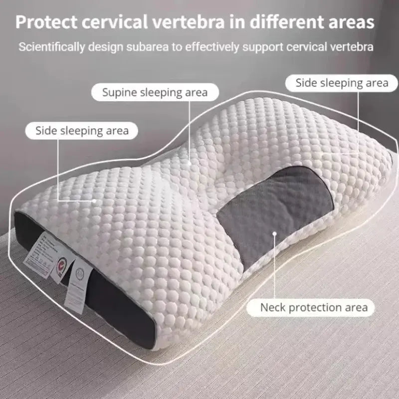 AmoorCare Cervical Orthopedic Neck SPA Massage Pillow. Electric shiatsu massage pillow for neck and shoulder pain relief. Features multiple massage modes, optional heat, and ergonomic design for improved posture and well-being.