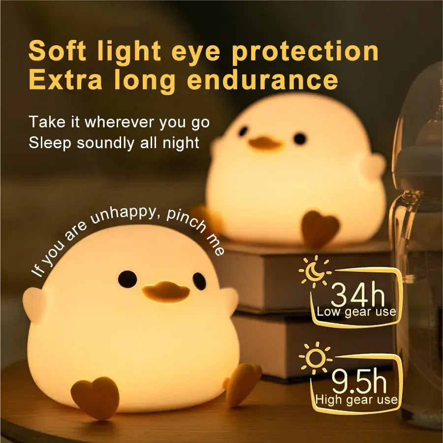 AmoorToy LED Duck Night Light: Quack-Up Your Baby's Bedtime