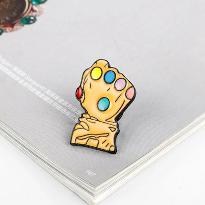 AmoorCity The Infinity Gauntlet Enamel Pin Badge