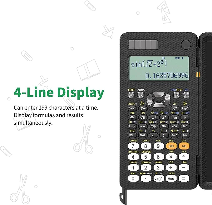 Scientific Calculator with Notepad! Solve Complex Problems.