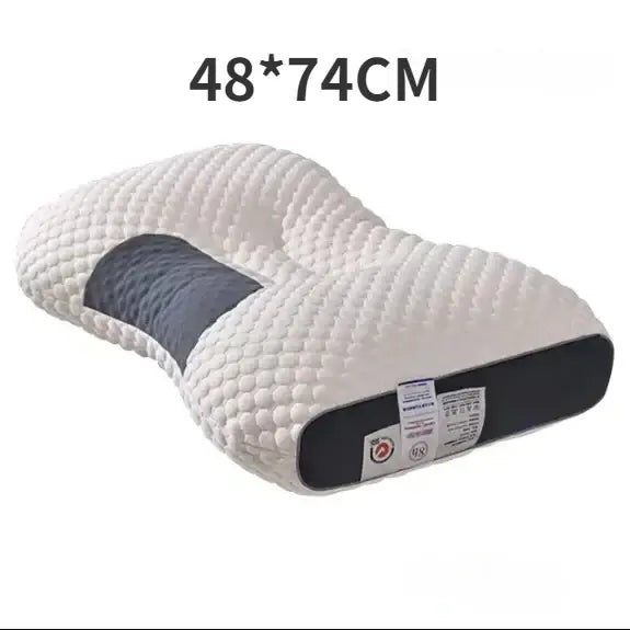 AmoorCare Cervical Orthopedic Neck SPA Massage Pillow. Electric shiatsu massage pillow for neck and shoulder pain relief. Features multiple massage modes, optional heat, and ergonomic design for improved posture and well-being.