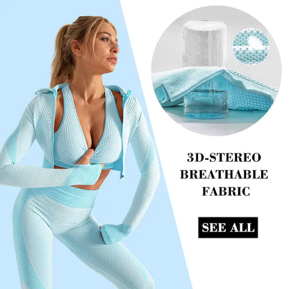 AmoorFemme Seamless Yoga Suits