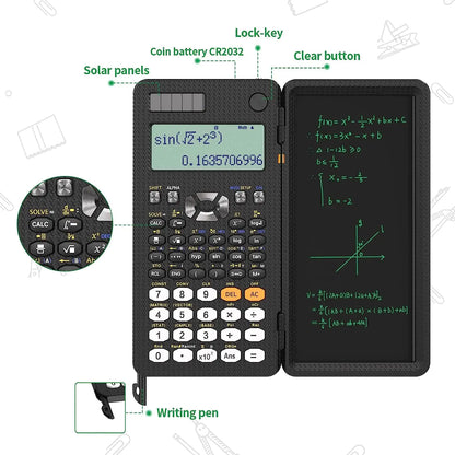 Scientific Calculator with Notepad! Solve Complex Problems.