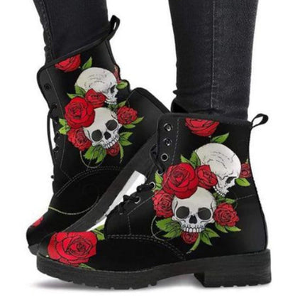 AmoorFemme Printed High-Top Boots