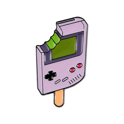 AmoorCity Retro Arcade Game Enamel Pins. Collection of enamel lapel pins featuring classic video game characters and logos. Perfect for gamers of all ages who love retro arcade nostalgia