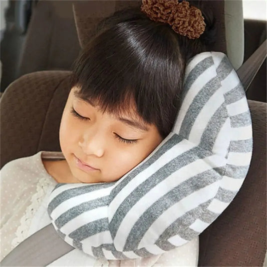 AmoorCare Car Seat Pillow. Memory foam car seat pillow designed for neck support and comfort during long car journeys. Provides ergonomic support and reduces neck strain.